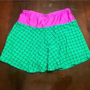 NWOT SparkleSkirts Mermaid Running Skirt w/ pockets Medium